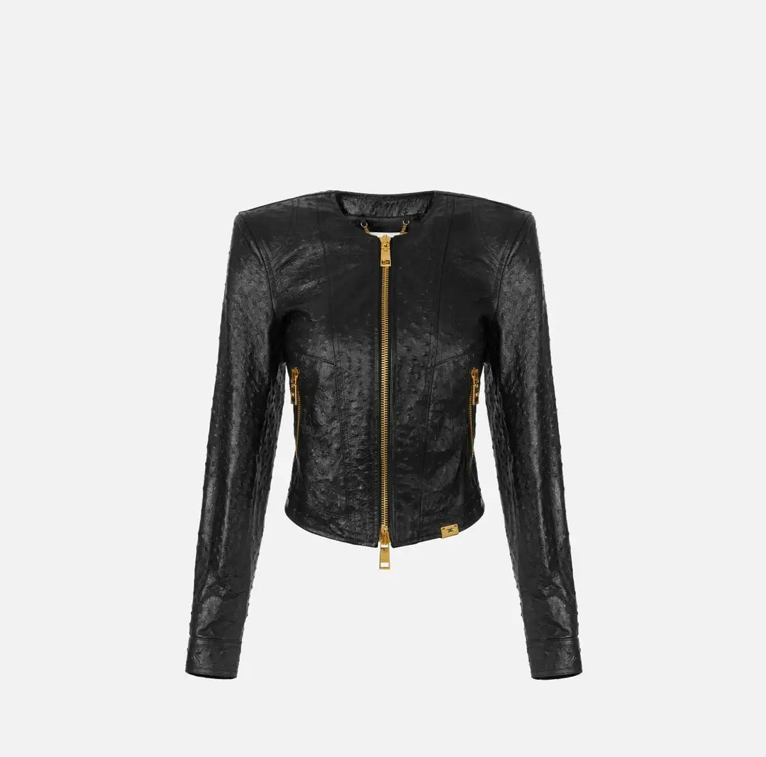 ELISABETTA FRANCHI GIACCA DI PELLE Donna GD56Z62E2
