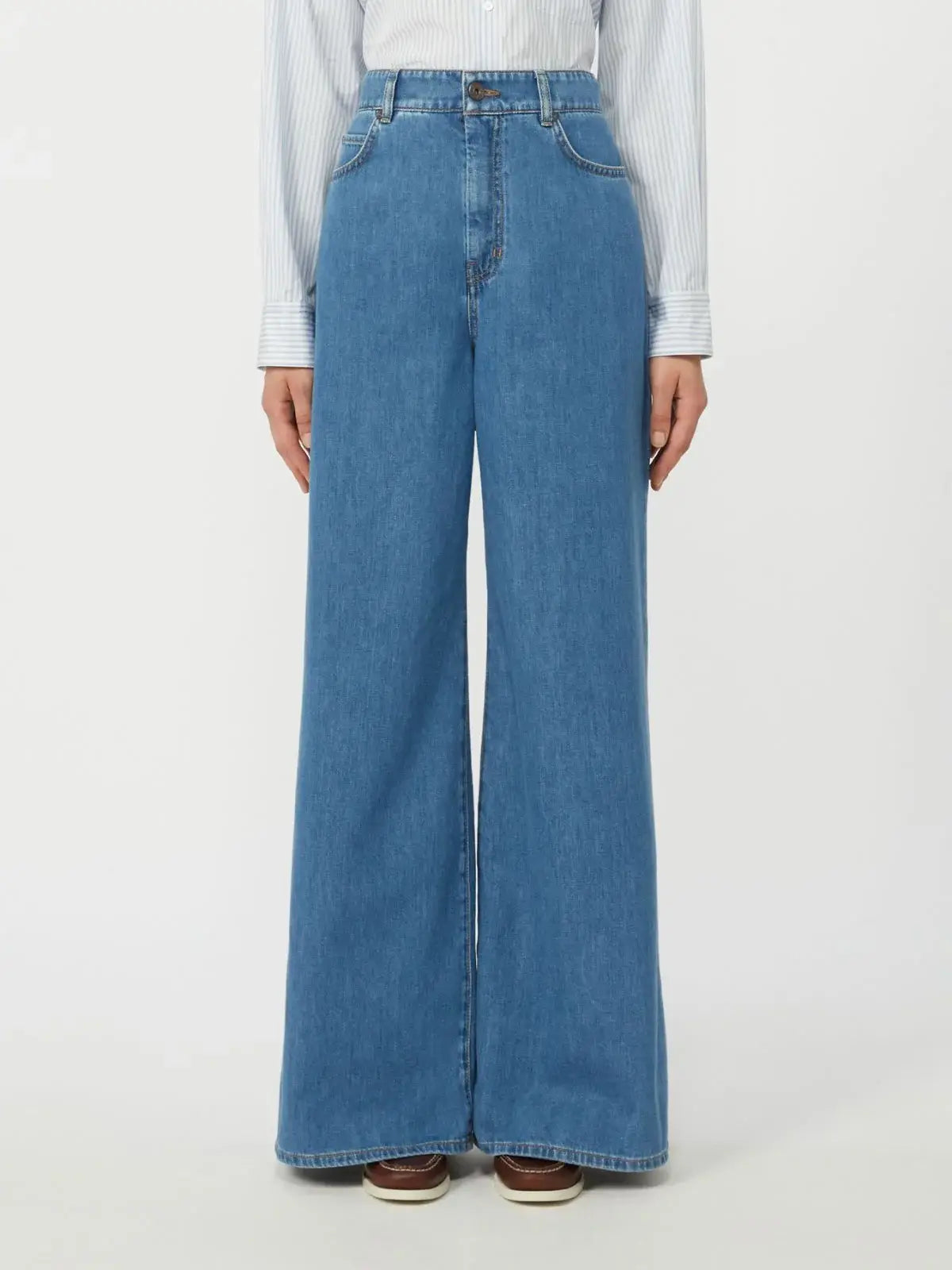 WEEKEND MAX MARA Pantalone in denim Donna WKDVEGA