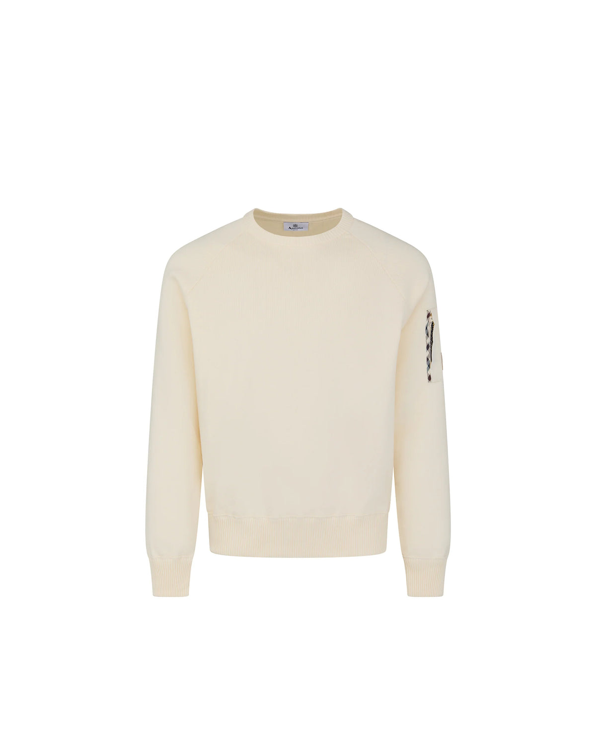 AQUASCUTUM ACTIVE COTTON KNIT CREWNECK SWEATER Uomo AA_A006_WO004
