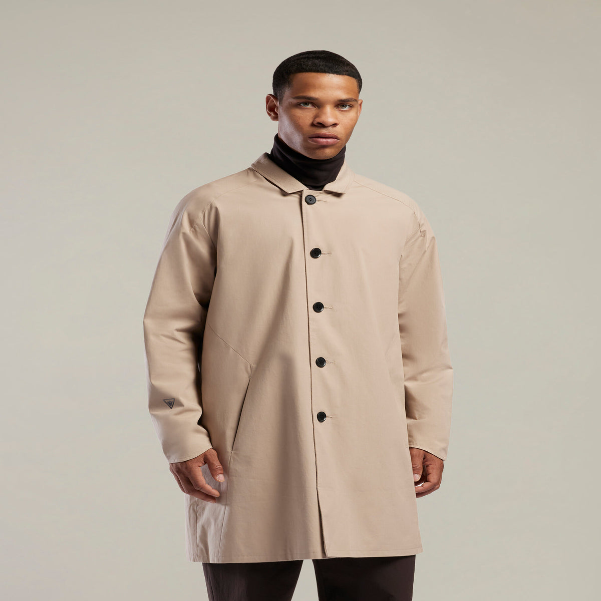 macron Reversible Wool Trenchcoat Uomo 20000705