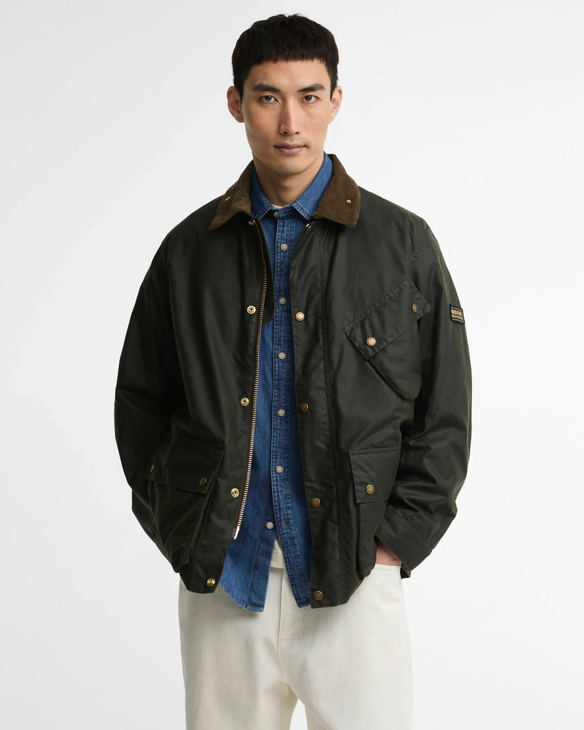 Barbour BRAKE LINE WAX JACKET Uomo MWX2598