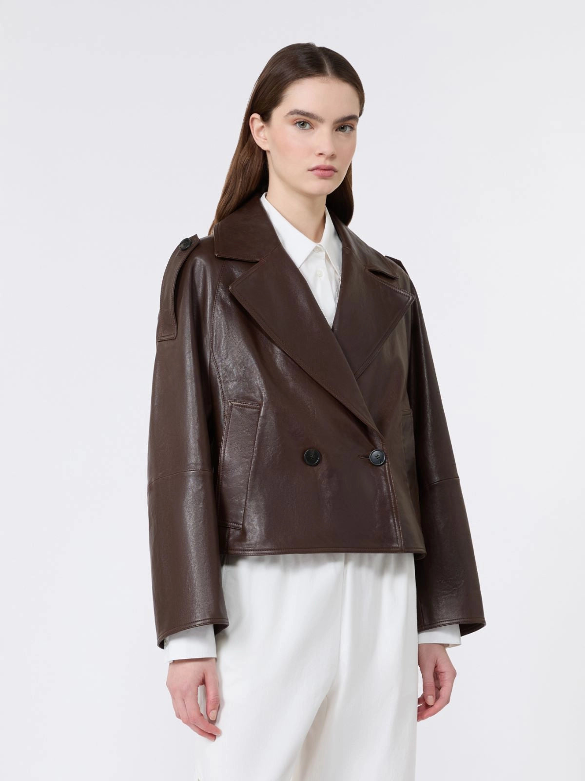 WEEKEND MAX MARA giacca in pelle Donna WKDFELINO