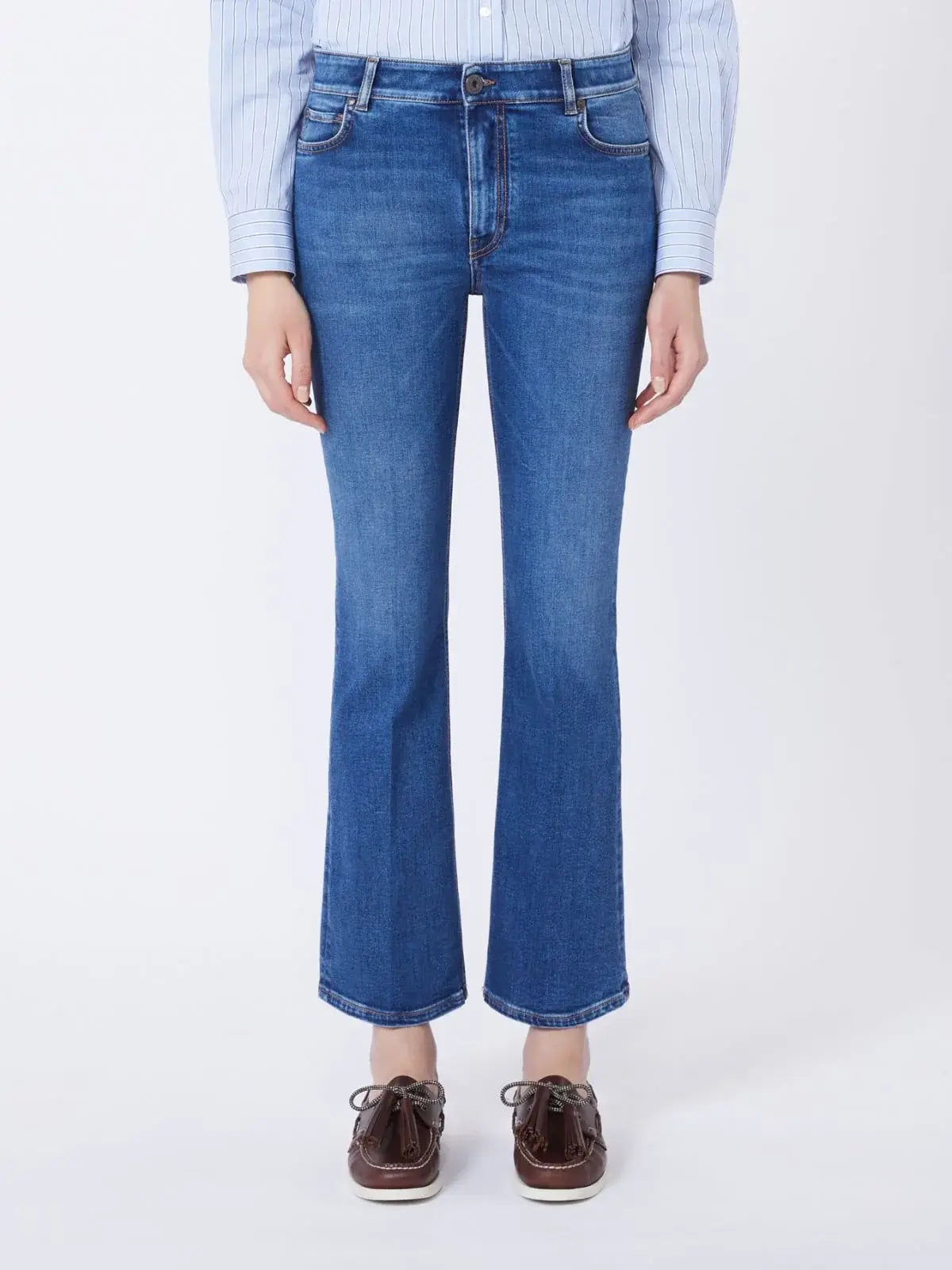 WEEKEND MAX MARA Pantalone in denim Donna WKDRAPALLO