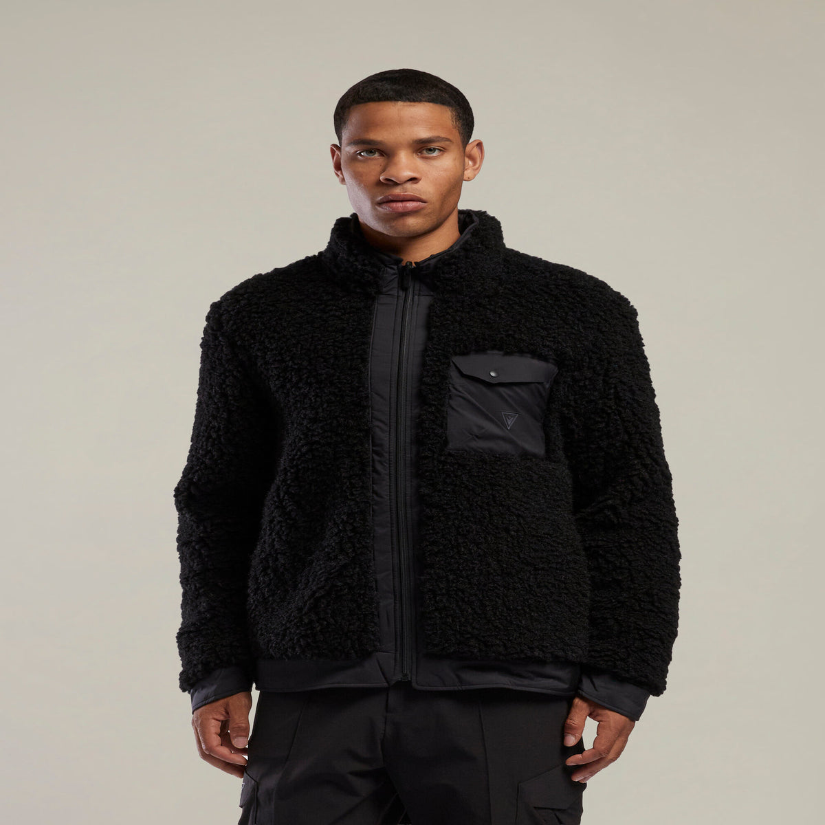 macron Reversible Teddy Jacket Uomo 20000708