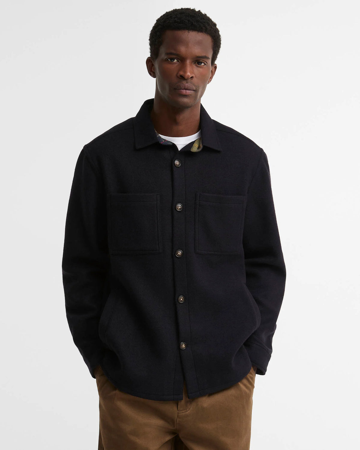 Barbour MARLTOWN TAIL WOOL BLEND OVSRT Uomo MOS0510
