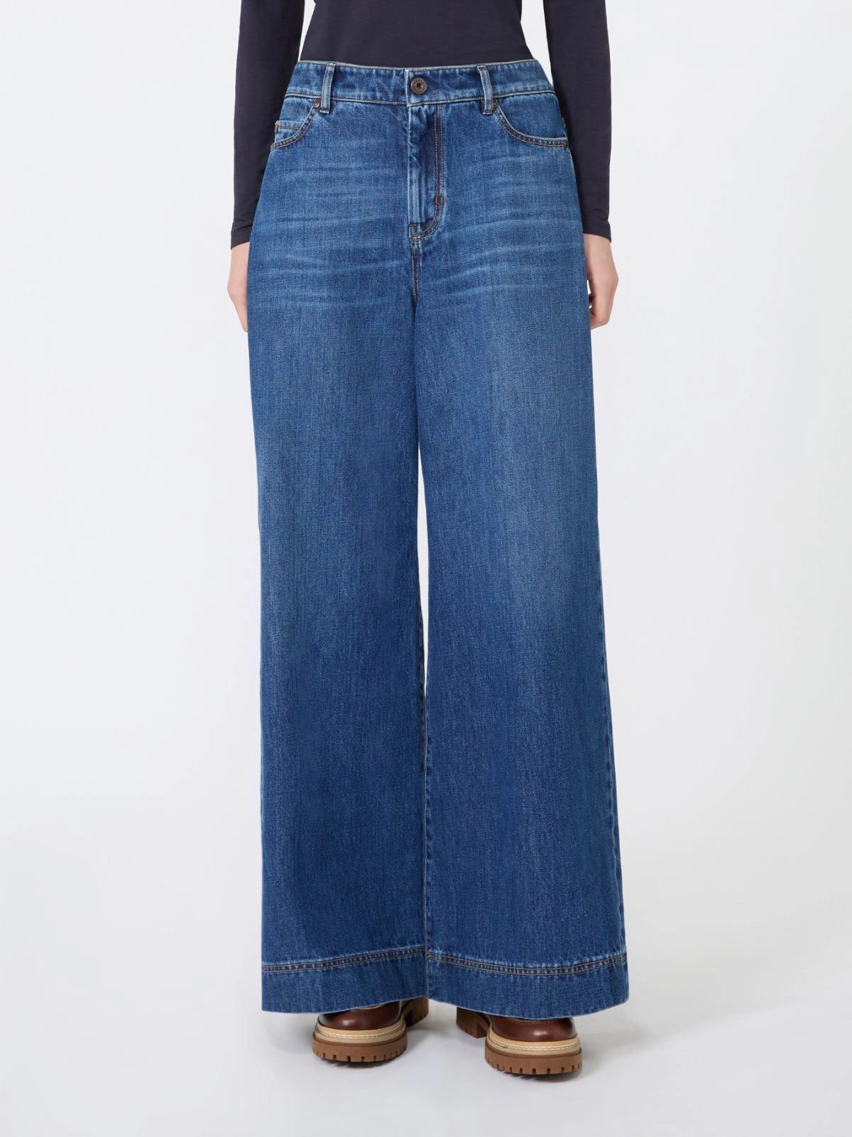 WEEKEND MAX MARA Pantalone in denim Donna WKDCIRO